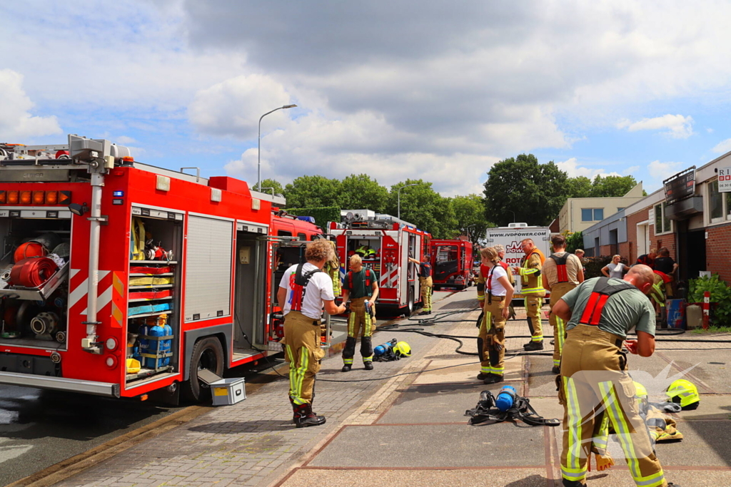 Brand in bijgebouw snel opgeschaald
