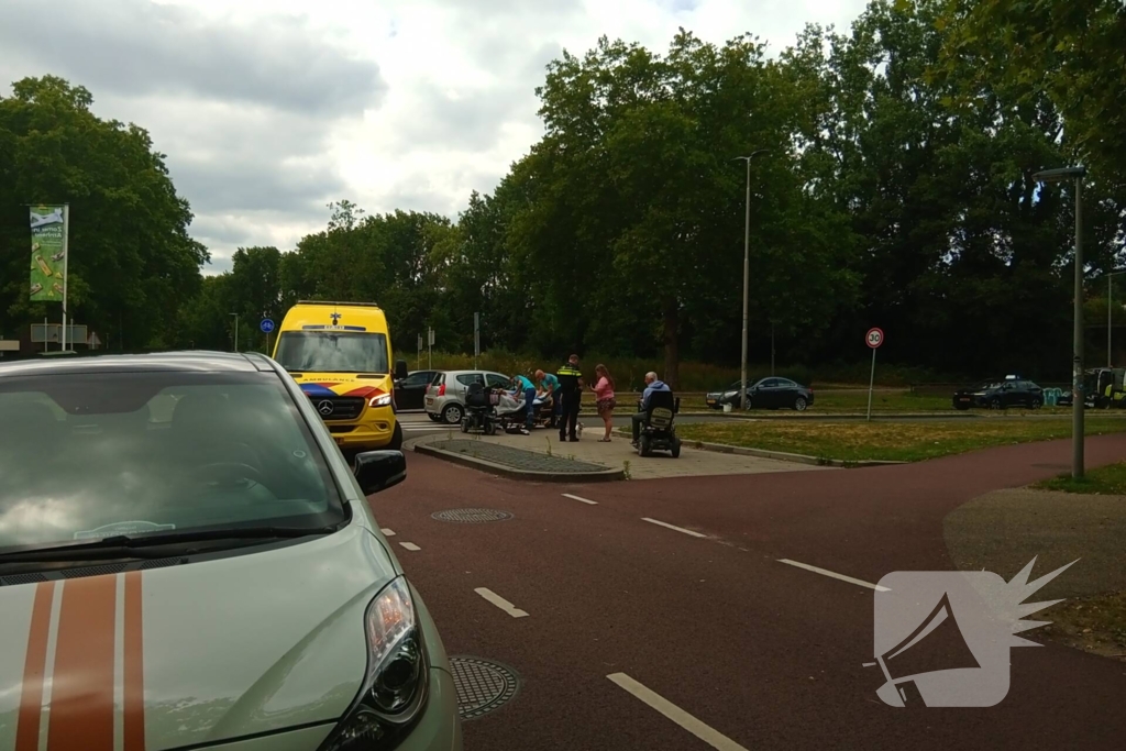 Politie stelt scootmobiel veilig na valpartij