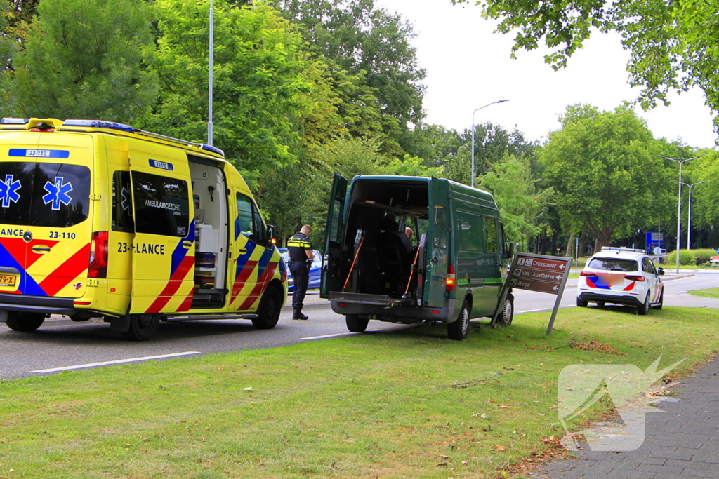 Bestuurder onwel tijdens rijden, aanrijding met letsel