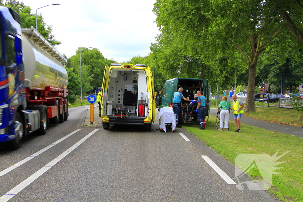 Bestuurder onwel tijdens rijden, aanrijding met letsel