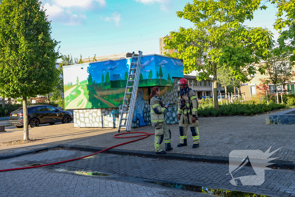 Brand in technische ruimte snel geblust