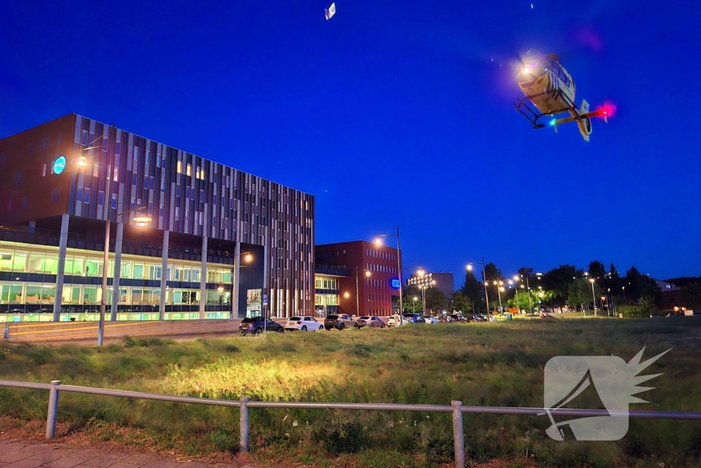Traumahelikopter ingezet bij noodsituatie in politiebureau