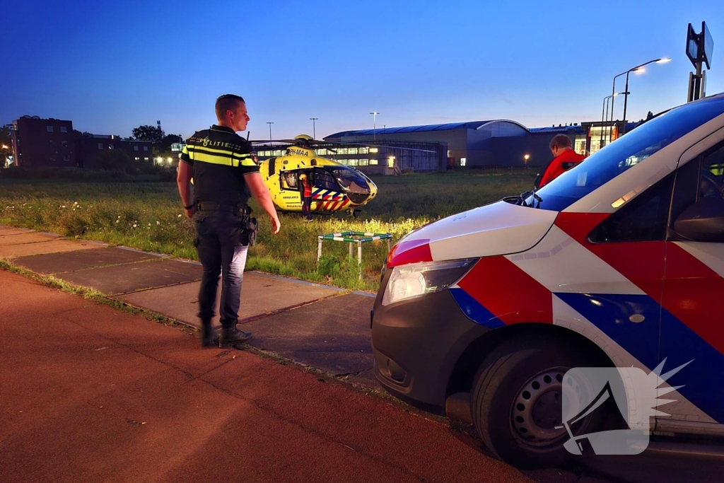 Traumahelikopter ingezet bij noodsituatie in politiebureau