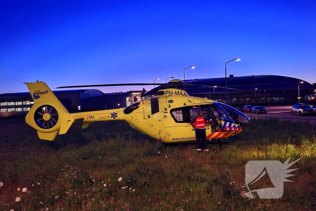Traumahelikopter ingezet bij noodsituatie in politiebureau