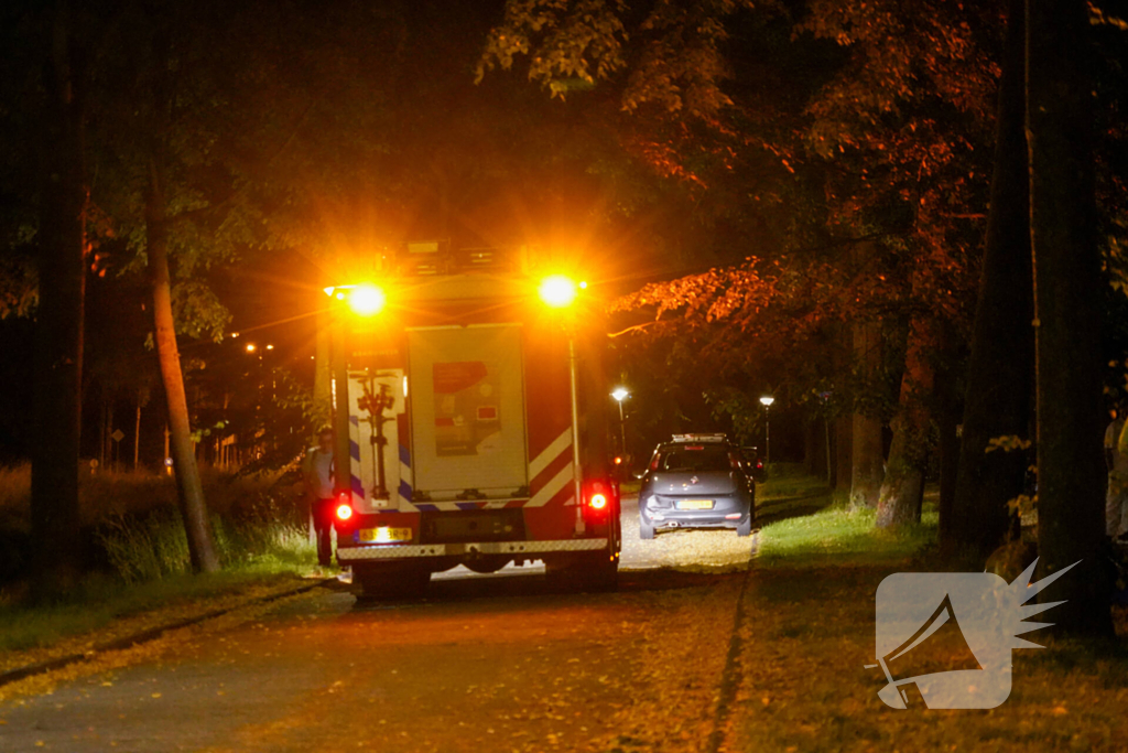 Voordeur van woning beschadigd na explosie