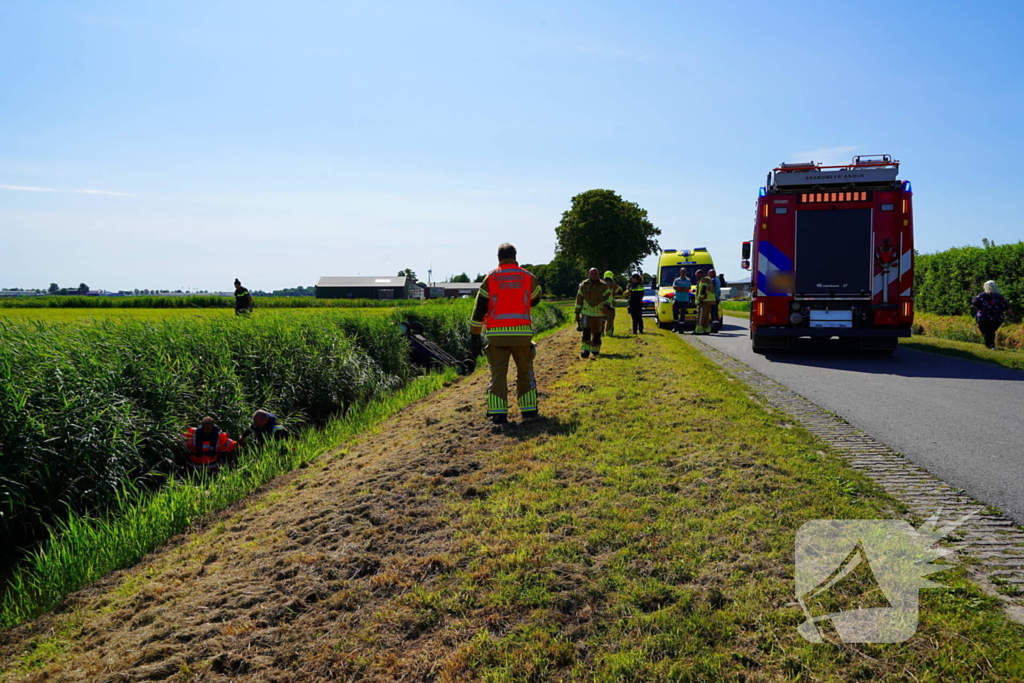 Inzittenden verlaten ongevalslocatie