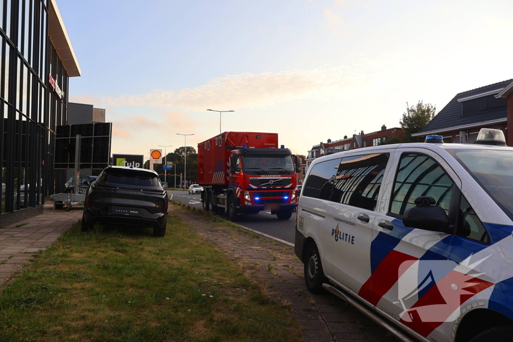 Dumping drugsafval bij autowasserette, man onwel