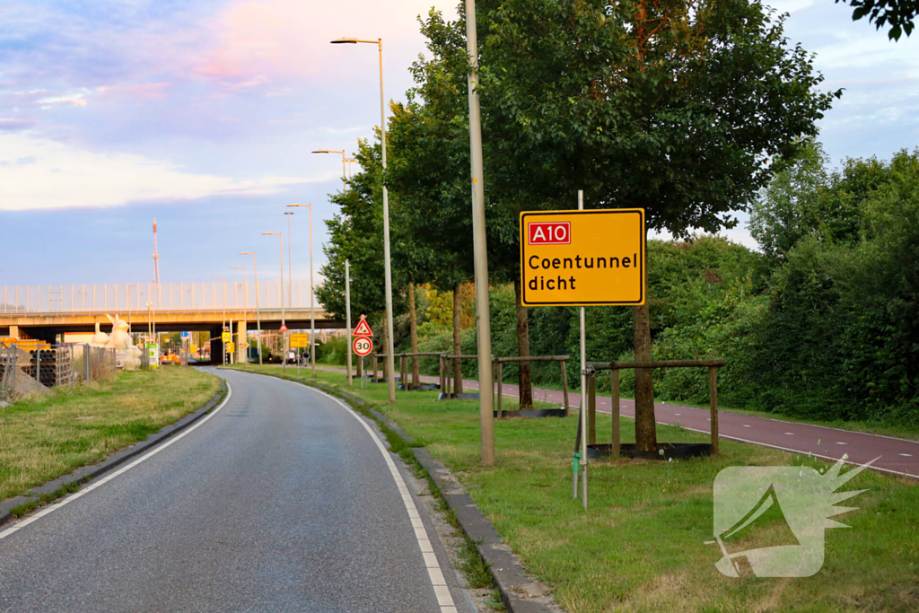 Coentunnel langdurig dicht wegens onderhoud