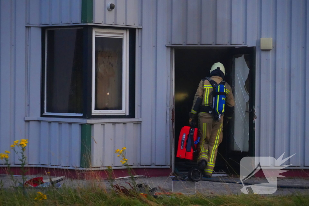 Fietsaccu veroorzaakt brand