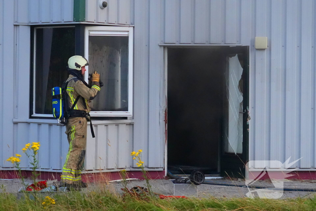 Fietsaccu veroorzaakt brand