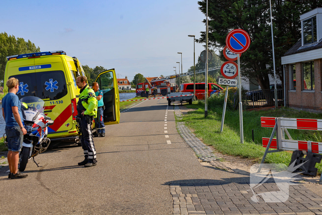 Woningbrand leidt tot grote inzet van hulpdiensten