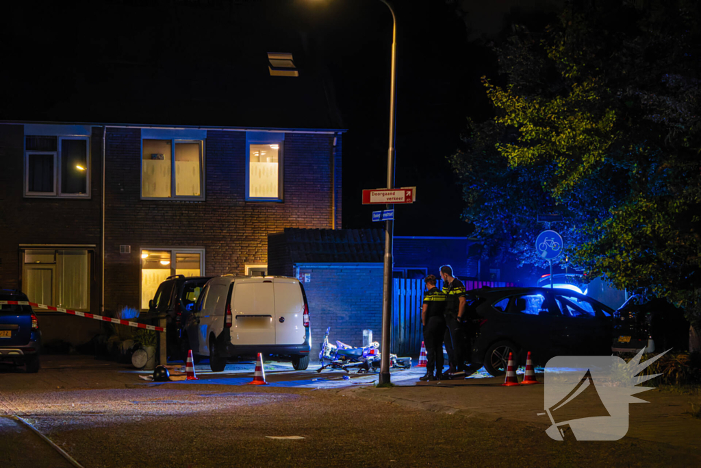 Crossmotorrijder vlucht en laat zwaargewonde fietser achter tijdens achtervolging