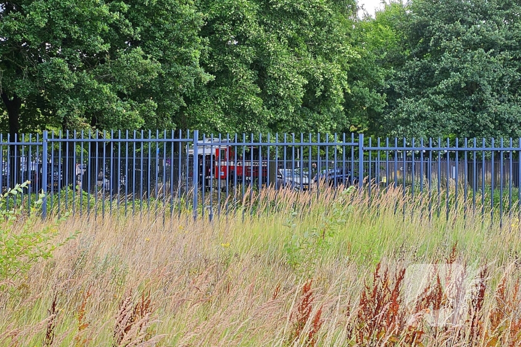Bermbrand veroorzaakt verkeershinder