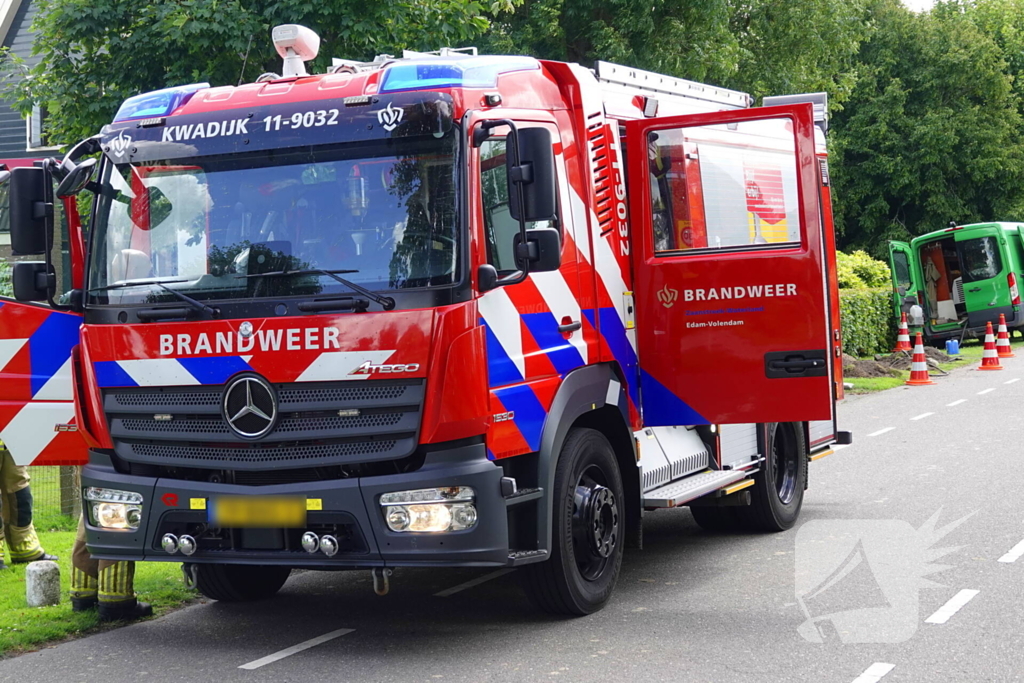 Werkzaamheden veroorzaken gaslek