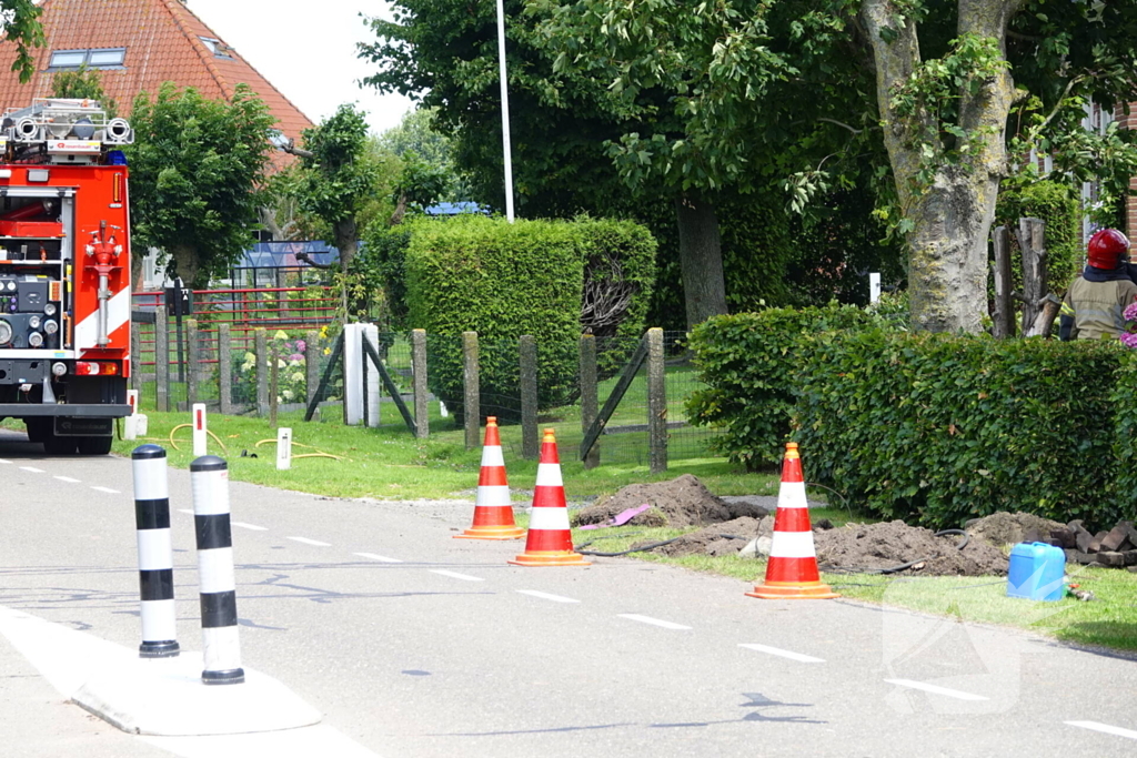 Werkzaamheden veroorzaken gaslek