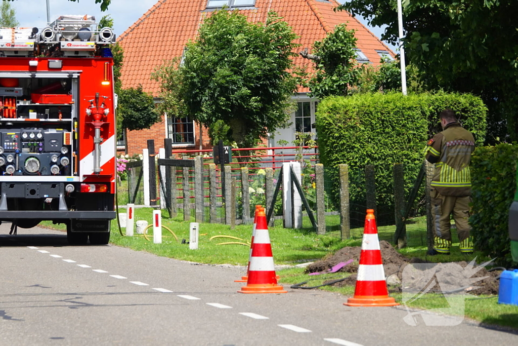 Werkzaamheden veroorzaken gaslek