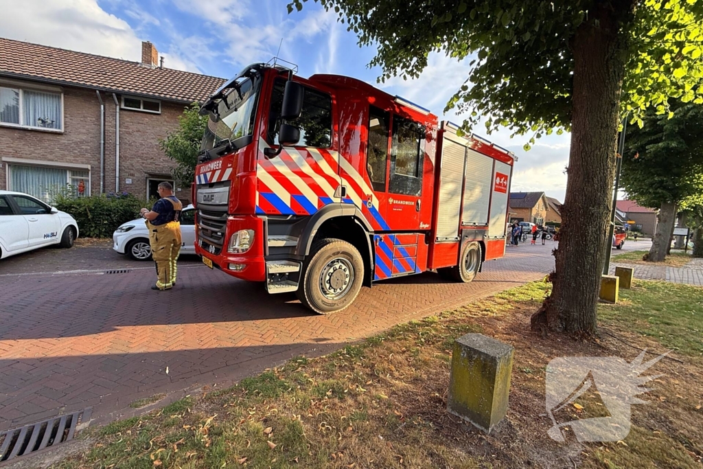 Woningbrand ontstaan door pan op vuur