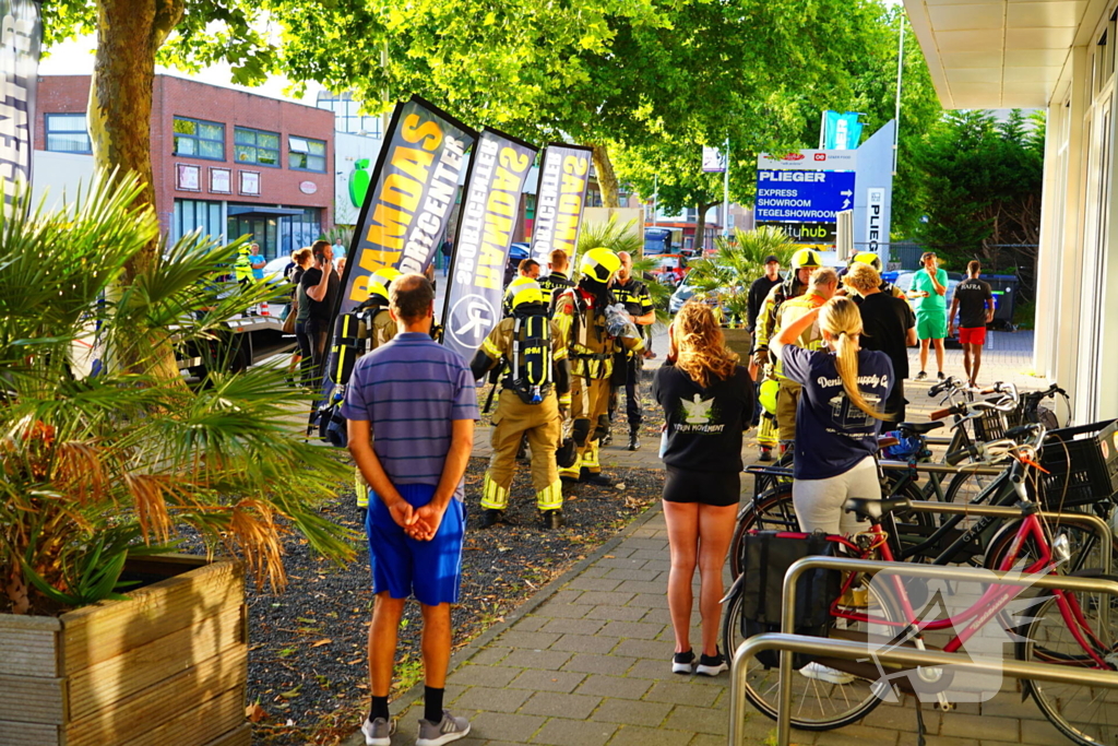 Brand in sauna van sportschool