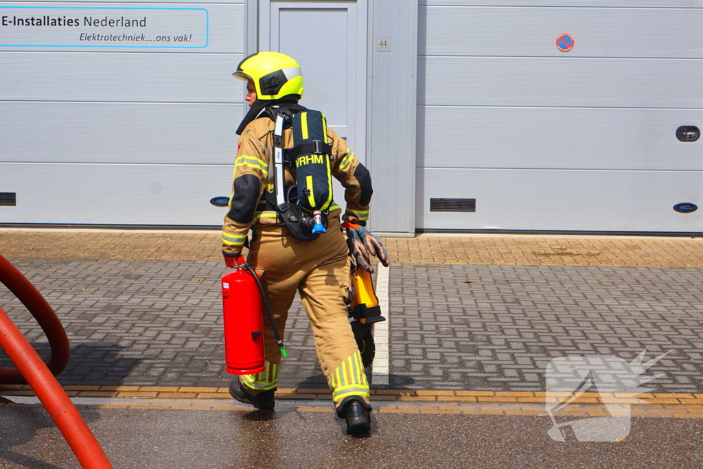 Grote brand in bedrijfsverzamelgebouw