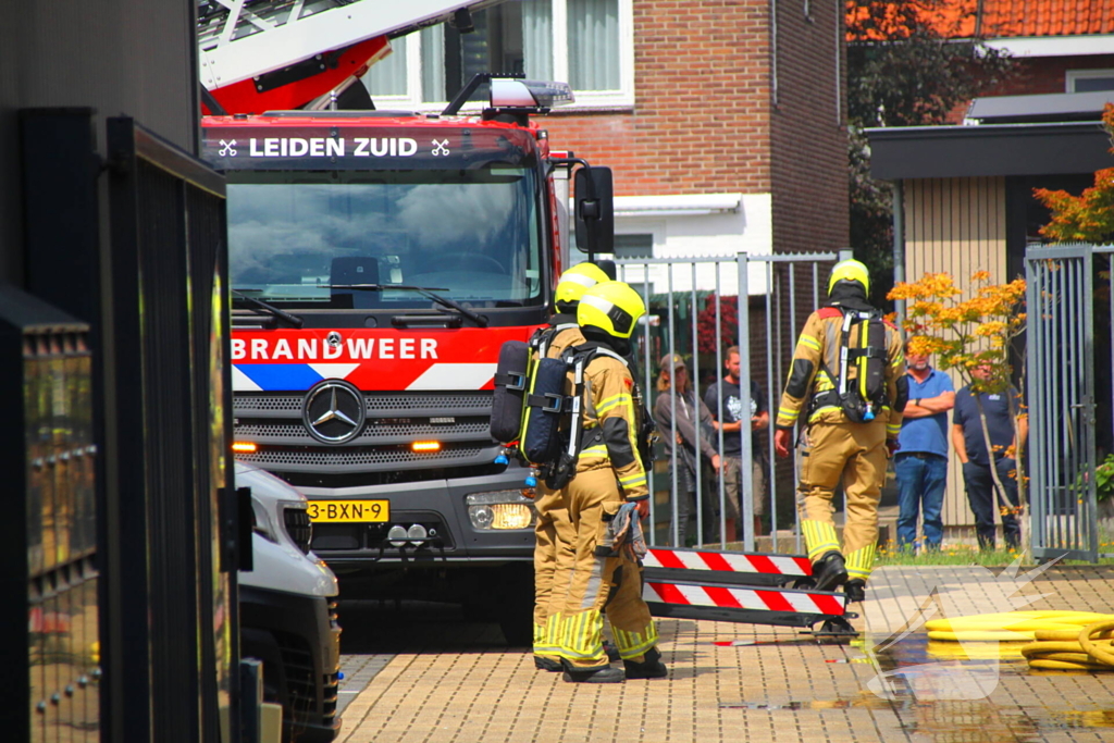 Grote brand in bedrijfsverzamelgebouw