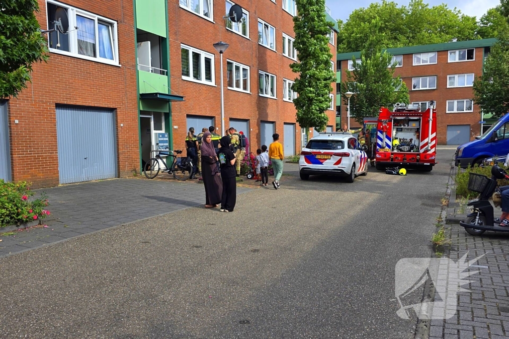 Woningbrand door vergeten pan op het vuur