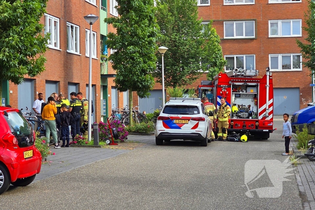 Woningbrand door vergeten pan op het vuur