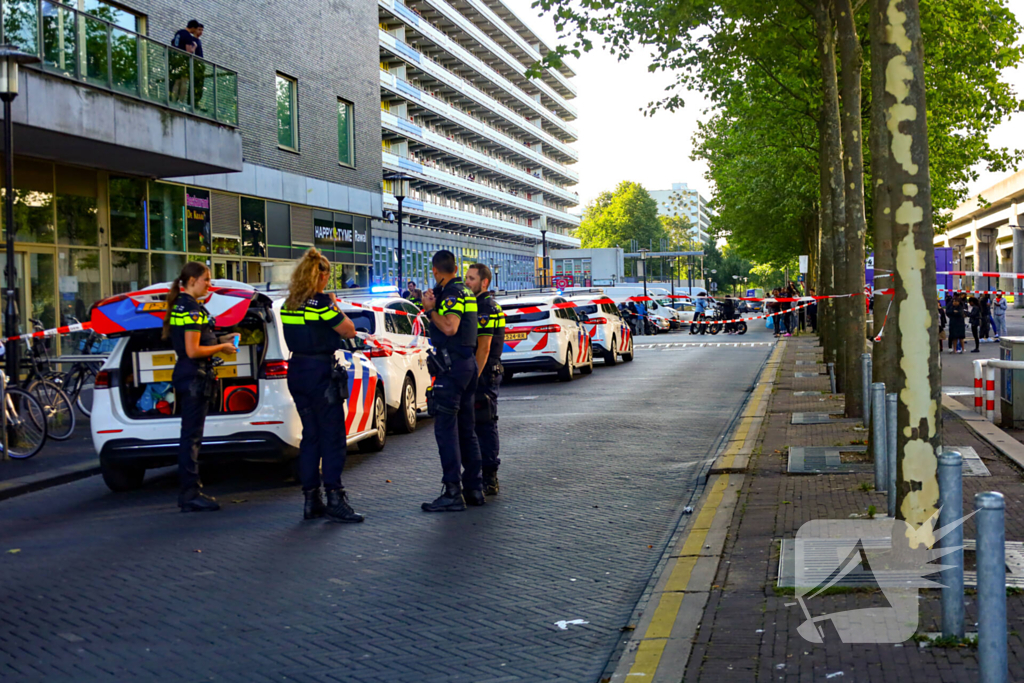 Steekpartij leidt tot grote politie-inzet