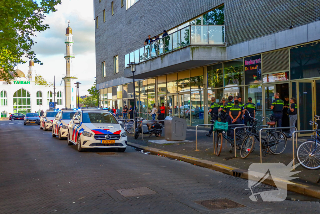 Steekpartij leidt tot grote politie-inzet