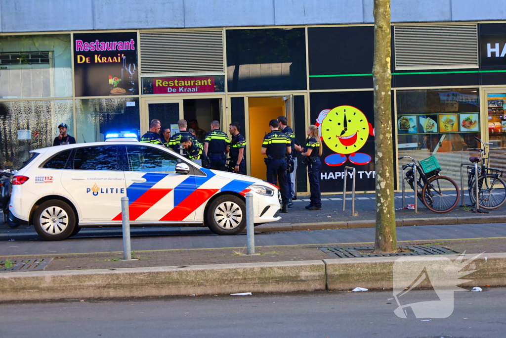 Steekpartij leidt tot grote politie-inzet