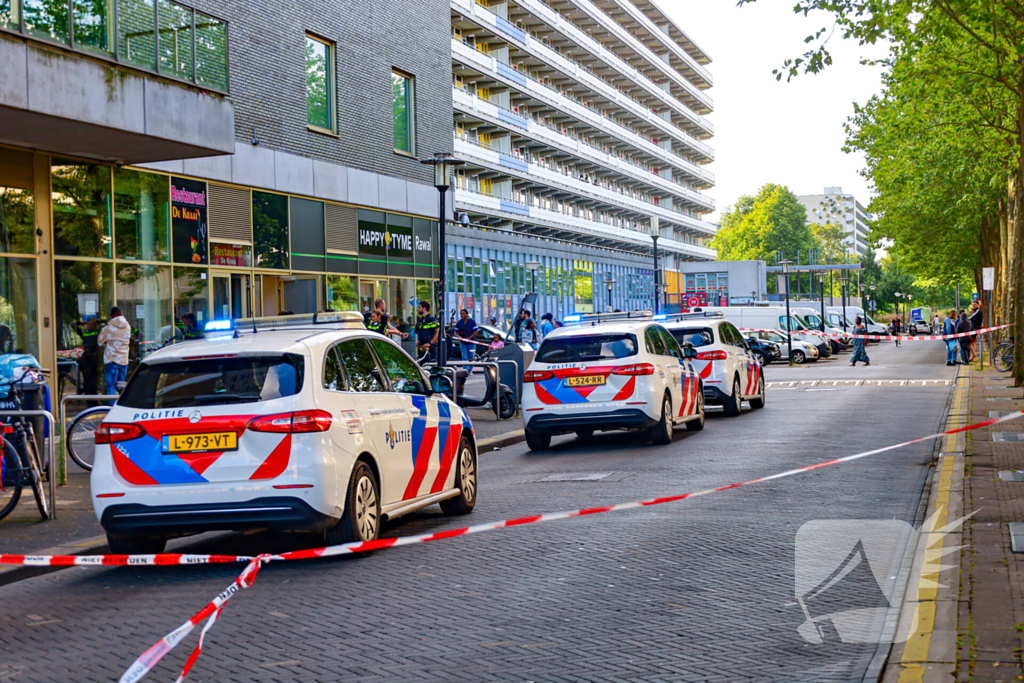 Steekpartij leidt tot grote politie-inzet