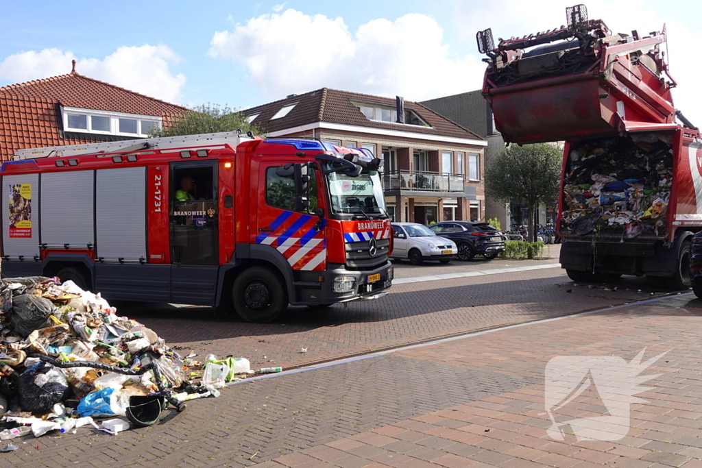 Accu veroorzaakte brand in lading