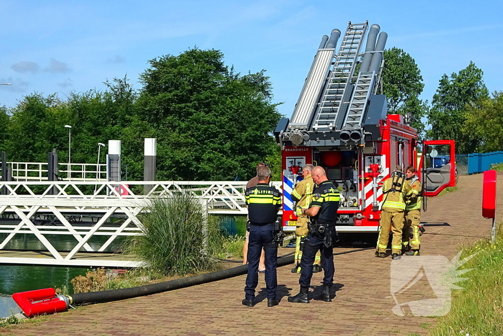 Generatorbrand op patrouillevaartuig