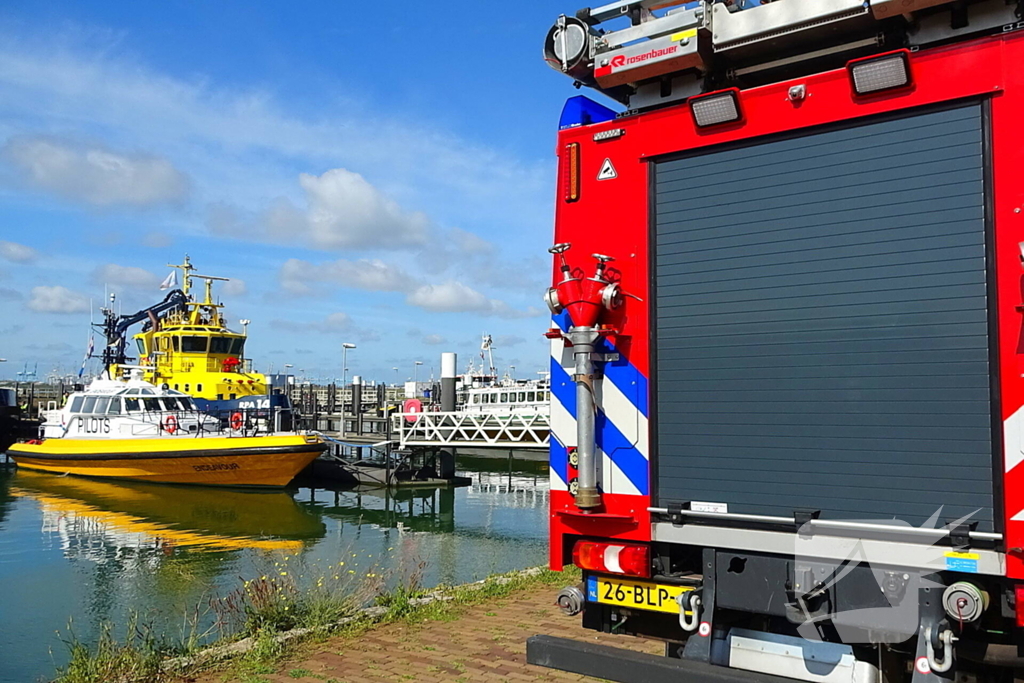 Generatorbrand op patrouillevaartuig