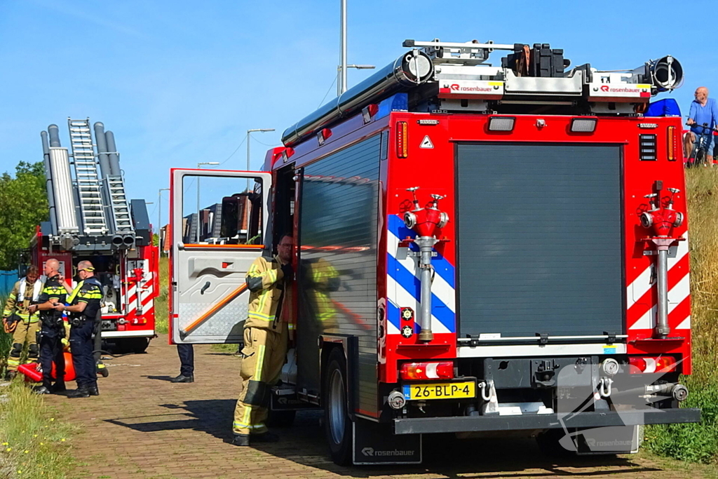 Generatorbrand op patrouillevaartuig