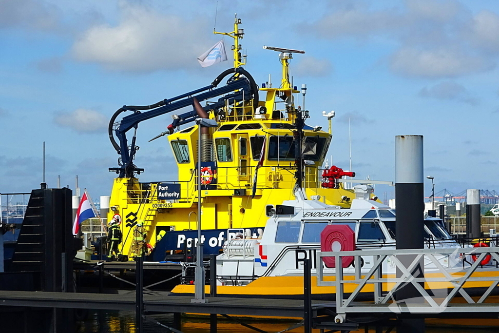 Generatorbrand op patrouillevaartuig