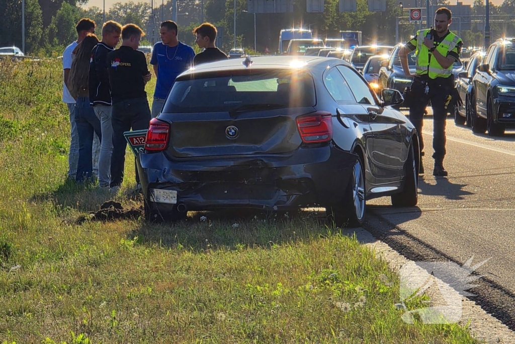 Aanrijding met letsel door kopstaart botsing