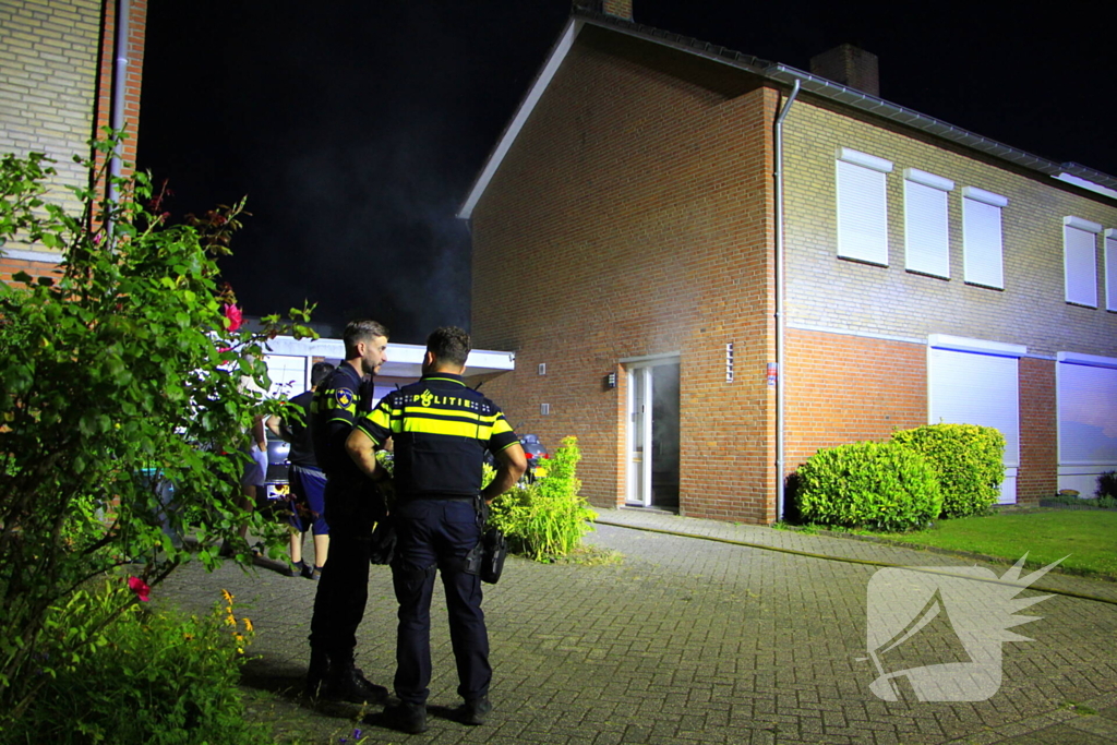 Veel rookontwikkeling in woning door vergeten pan op fornuis