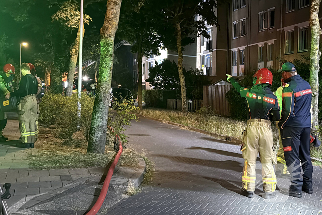 Brand na mogelijke explosie in nachtelijke uren