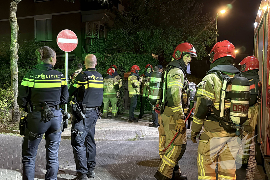 Brand na mogelijke explosie in nachtelijke uren