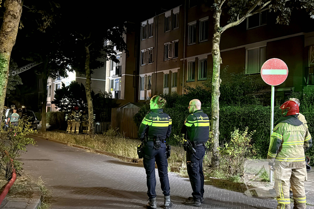 Brand na mogelijke explosie in nachtelijke uren