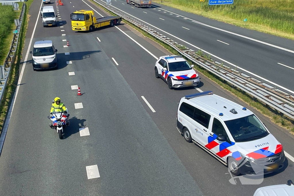 Motorrijder gewond bij ongeval