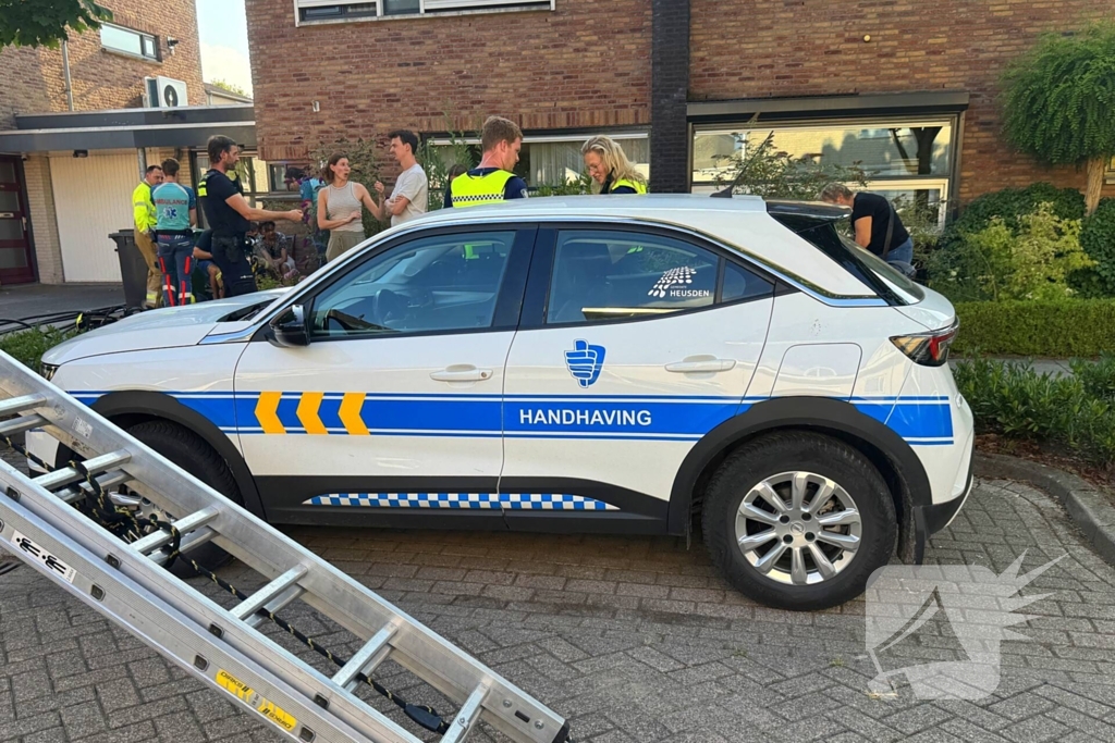 Woningbrand in de vooravond