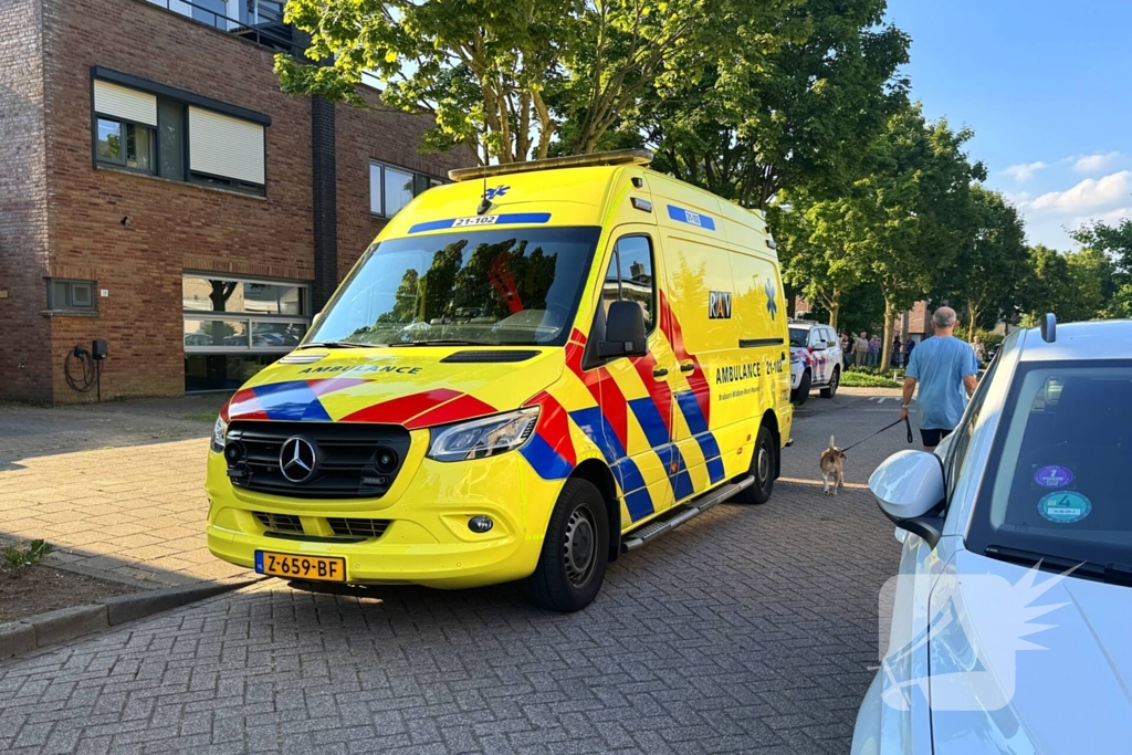 Woningbrand in de vooravond