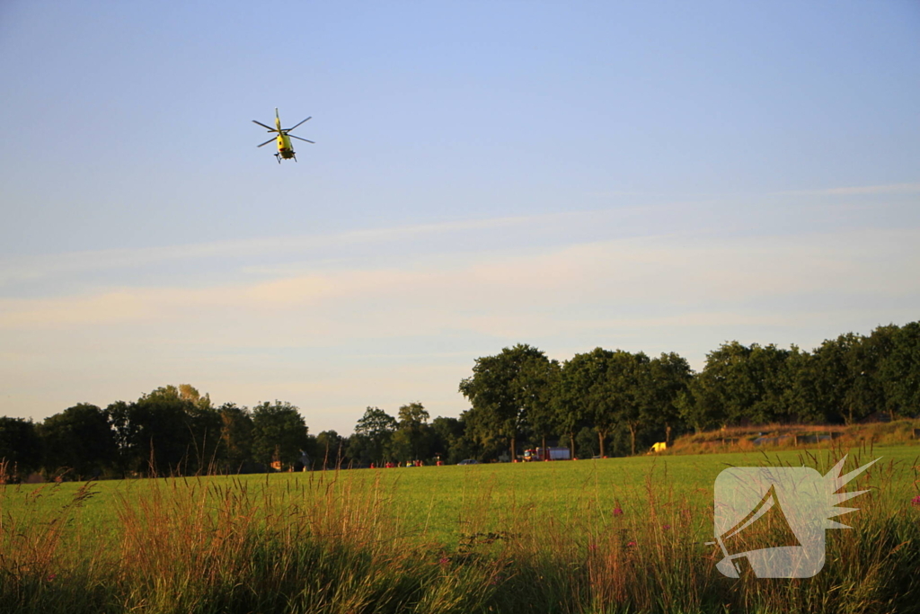 Traumateam ingezet bij ongeval met motorrijder