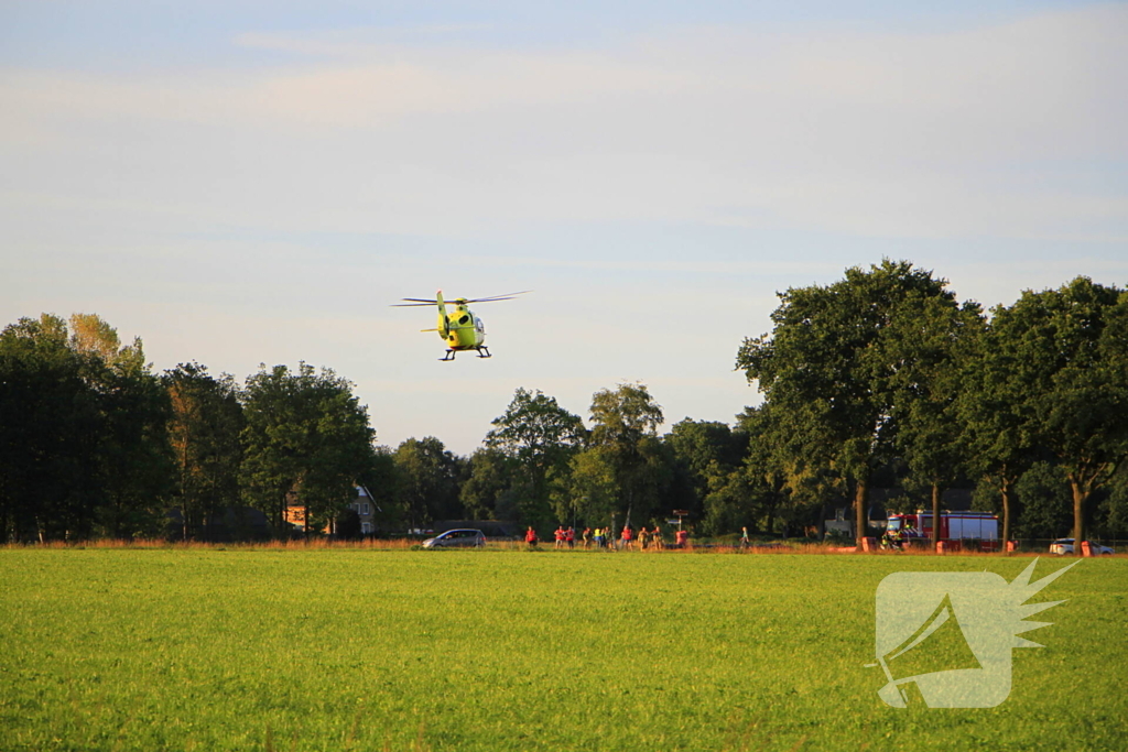 Traumateam ingezet bij ongeval met motorrijder