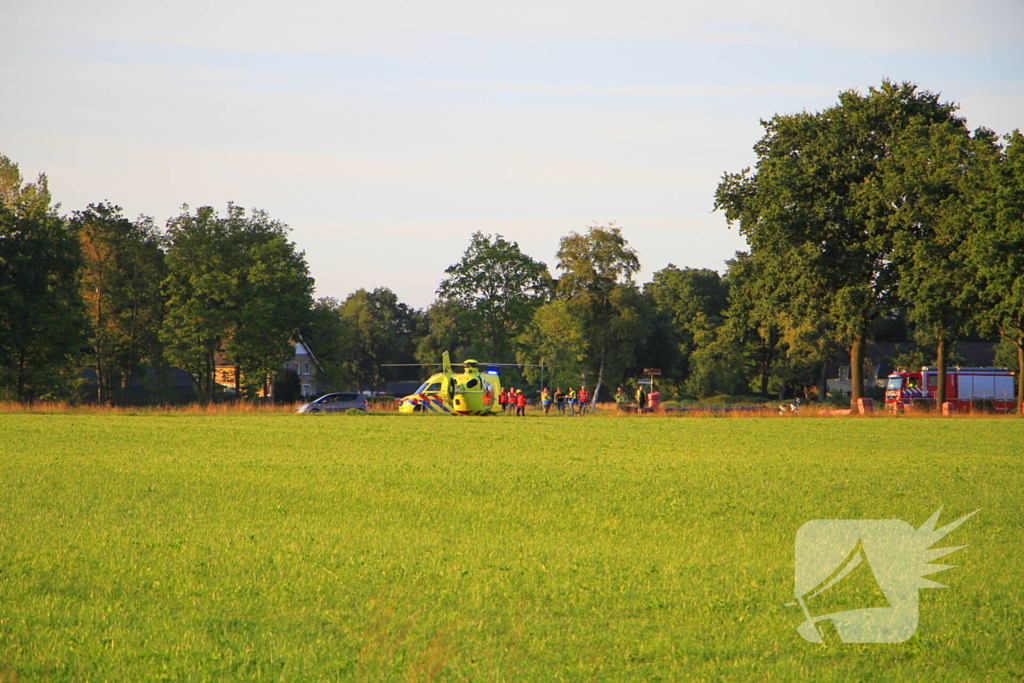 Traumateam ingezet bij ongeval met motorrijder