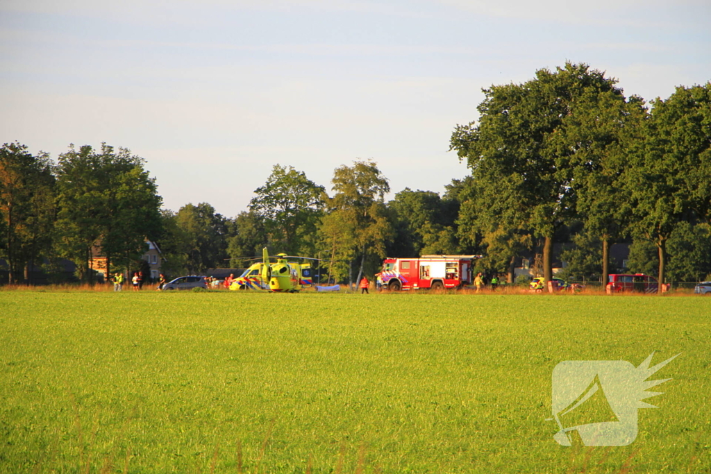 Traumateam ingezet bij ongeval met motorrijder