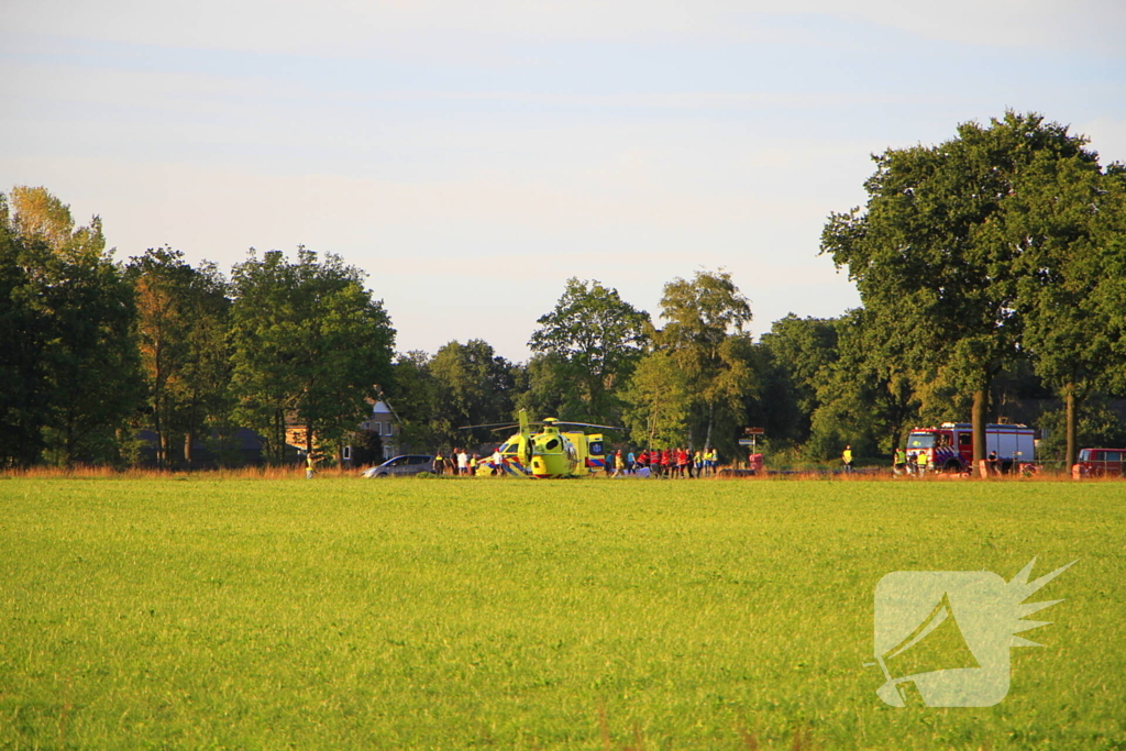 Traumateam ingezet bij ongeval met motorrijder
