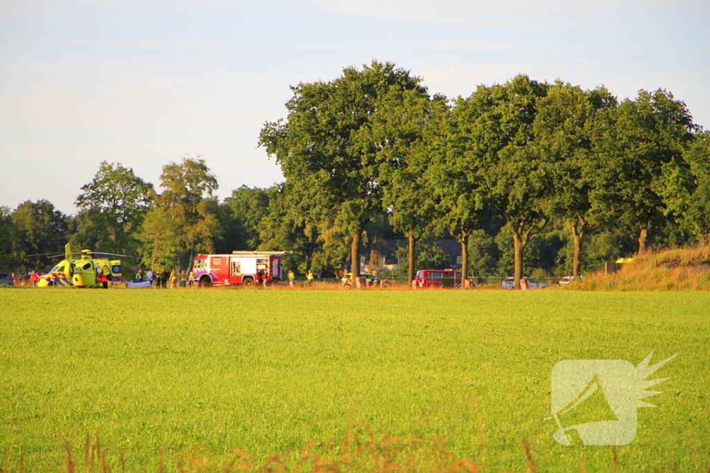 Traumateam ingezet bij ongeval met motorrijder
