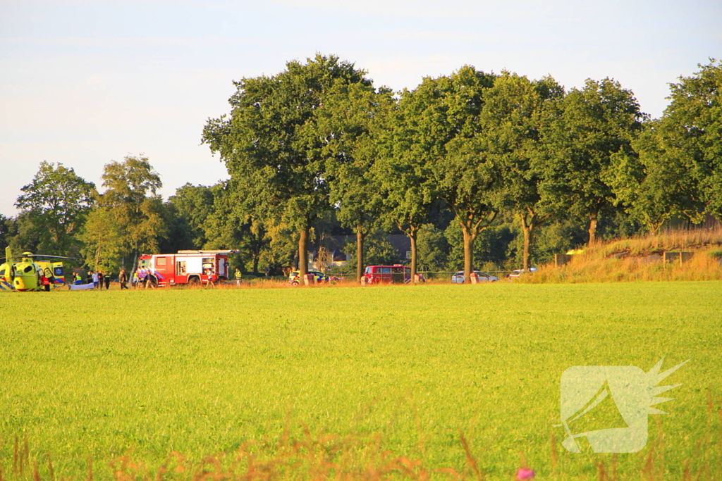 Traumateam ingezet bij ongeval met motorrijder